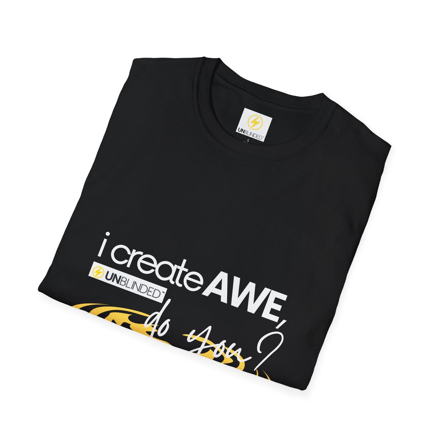 Unisex Softstyle T-Shirt - UNBLENDED® Design with Circular Wave Graphic