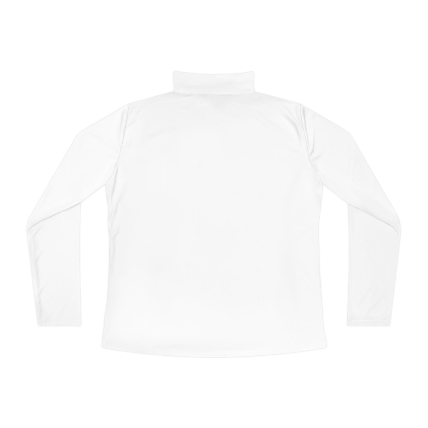 Unblinded Ladies White Quarter-Zip Pullover