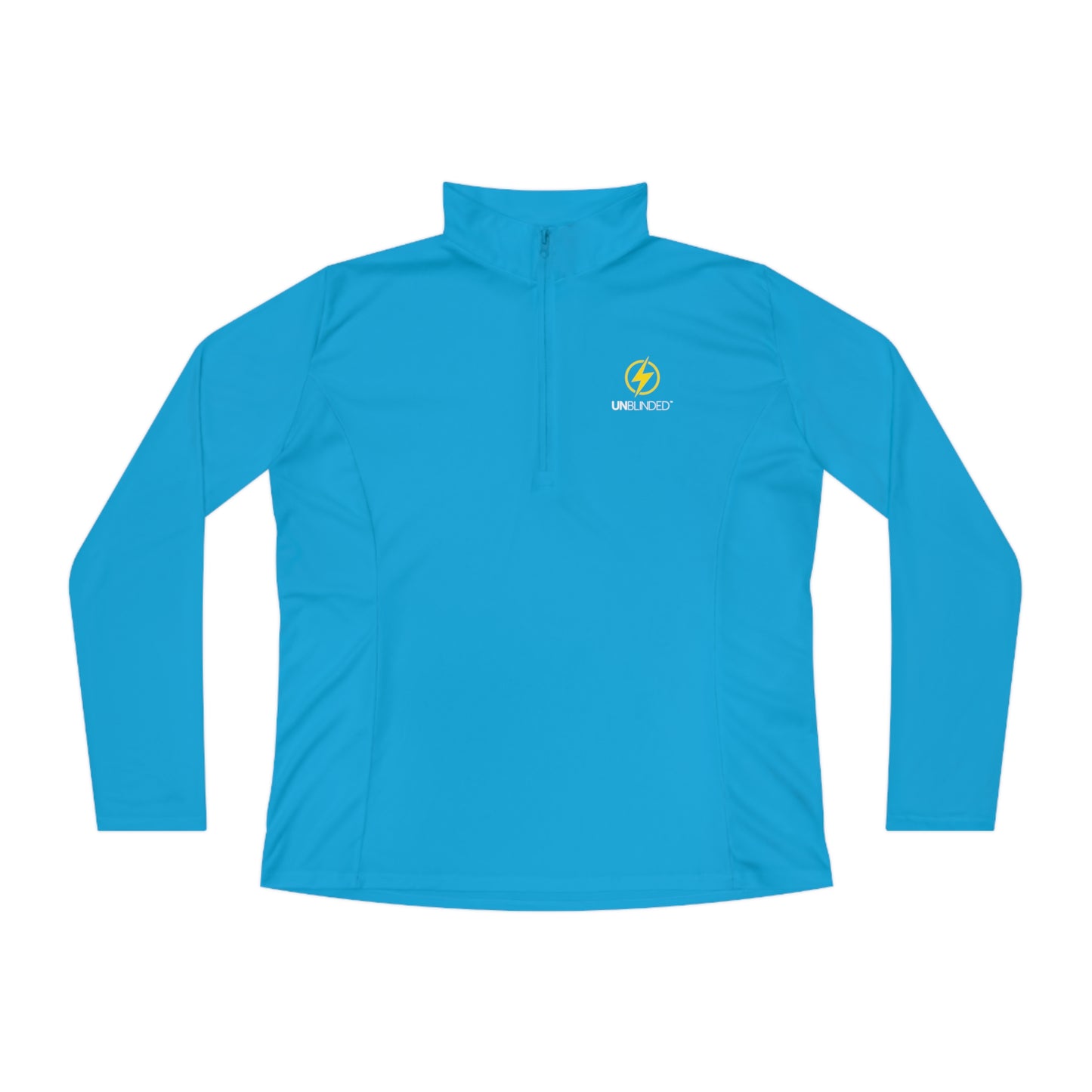 Unblinded Ladies Atomic Blue Quarter-Zip Pullover