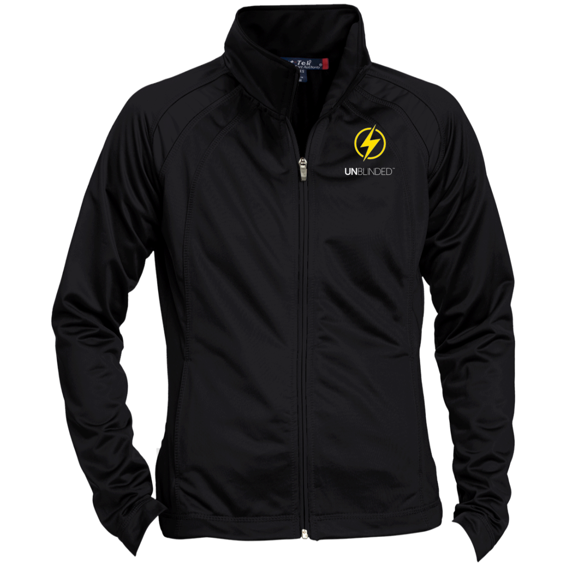 The "Gina" UNBLINDED Full Zip Ladies' Raglan Sleeve Warmup Jacket