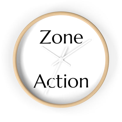 Unblinded Mastery Zone Action Wall Clock