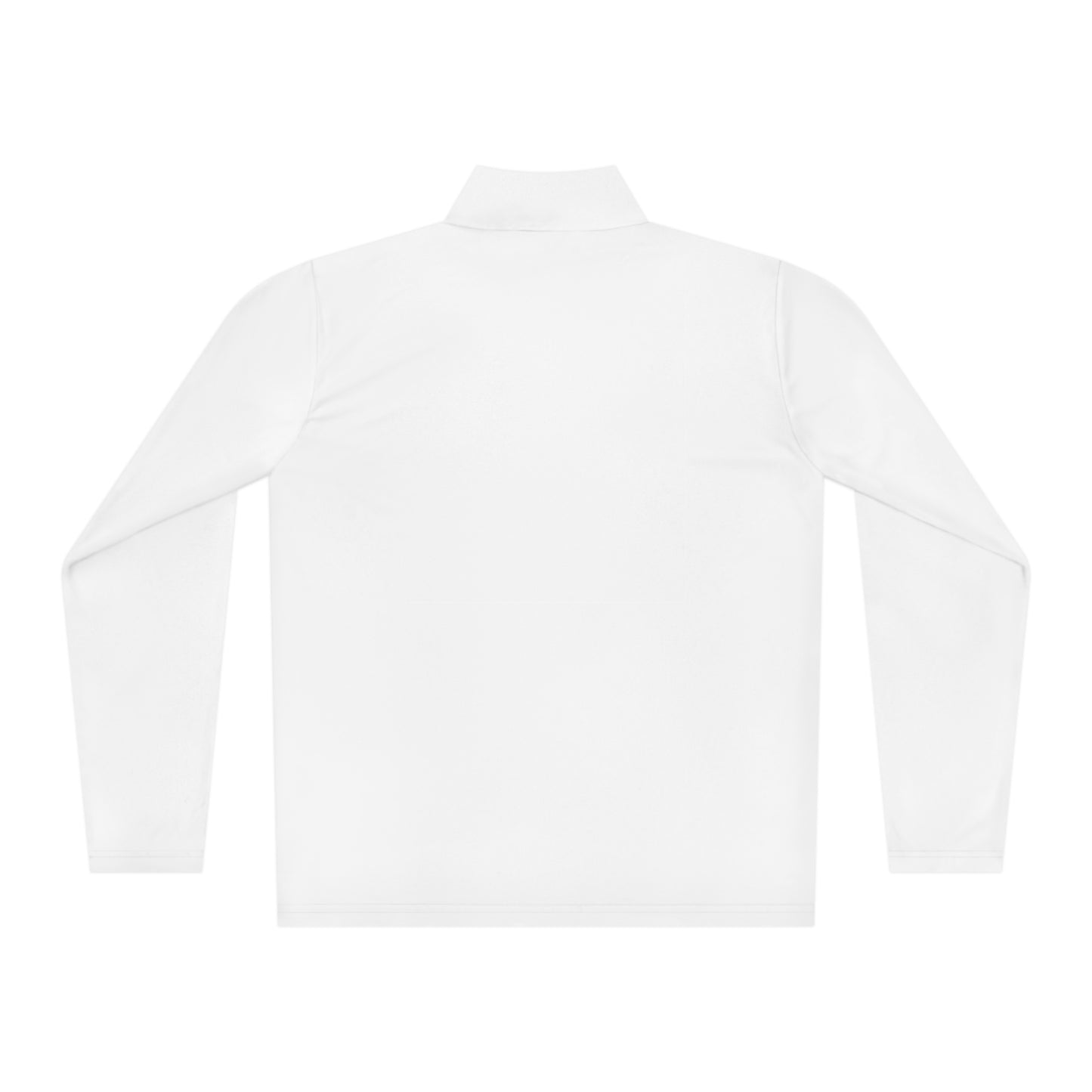 Men's White Quarter-Zip Pullover