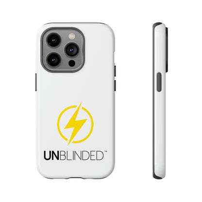 Unblinded Logo Tough Cases WHITE