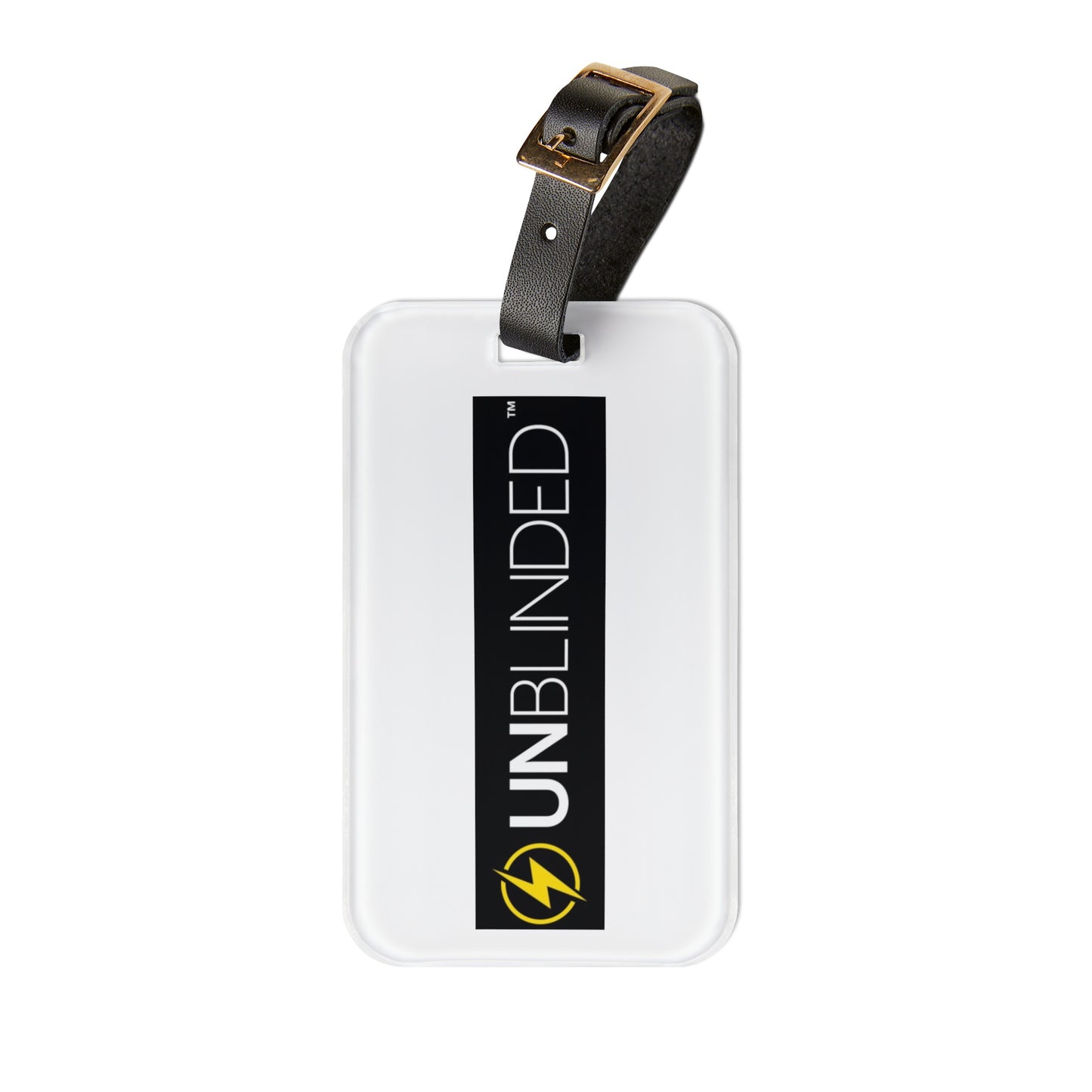 Unblinded Luggage Tag